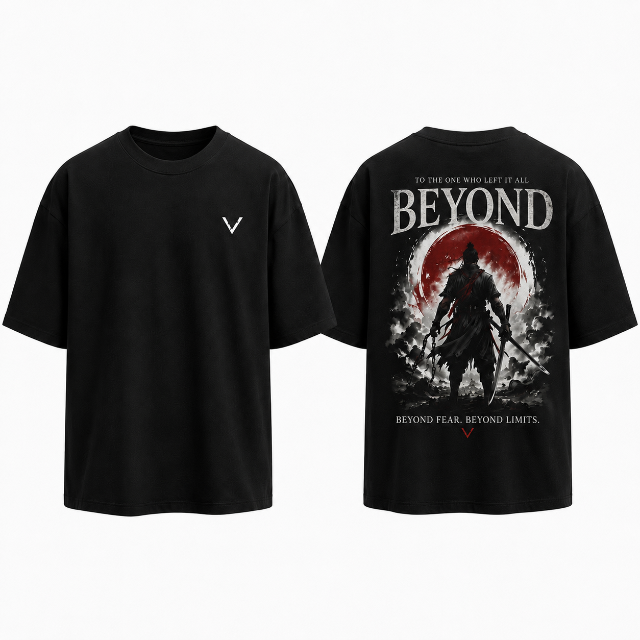 VELNOX Beyond Oversized Heavyweight T-Shirt – Black