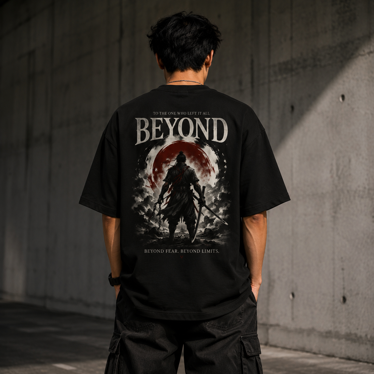 VELNOX Beyond Oversized Heavyweight T-Shirt – Black