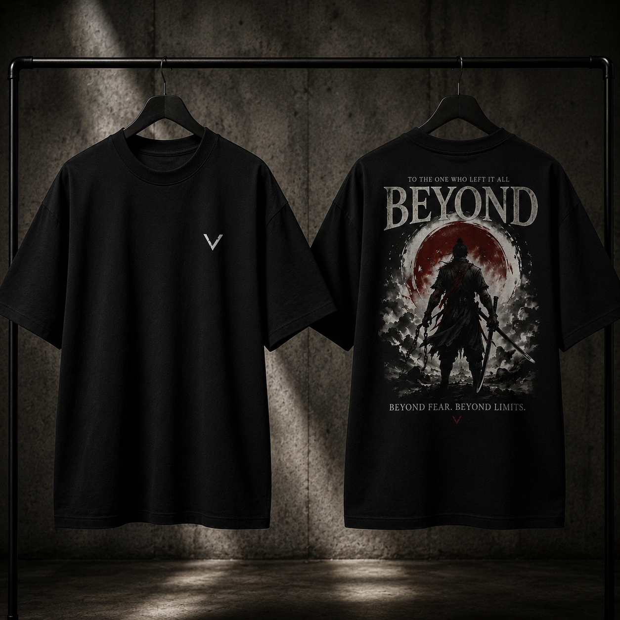 VELNOX Beyond Oversized Heavyweight T-Shirt – Black